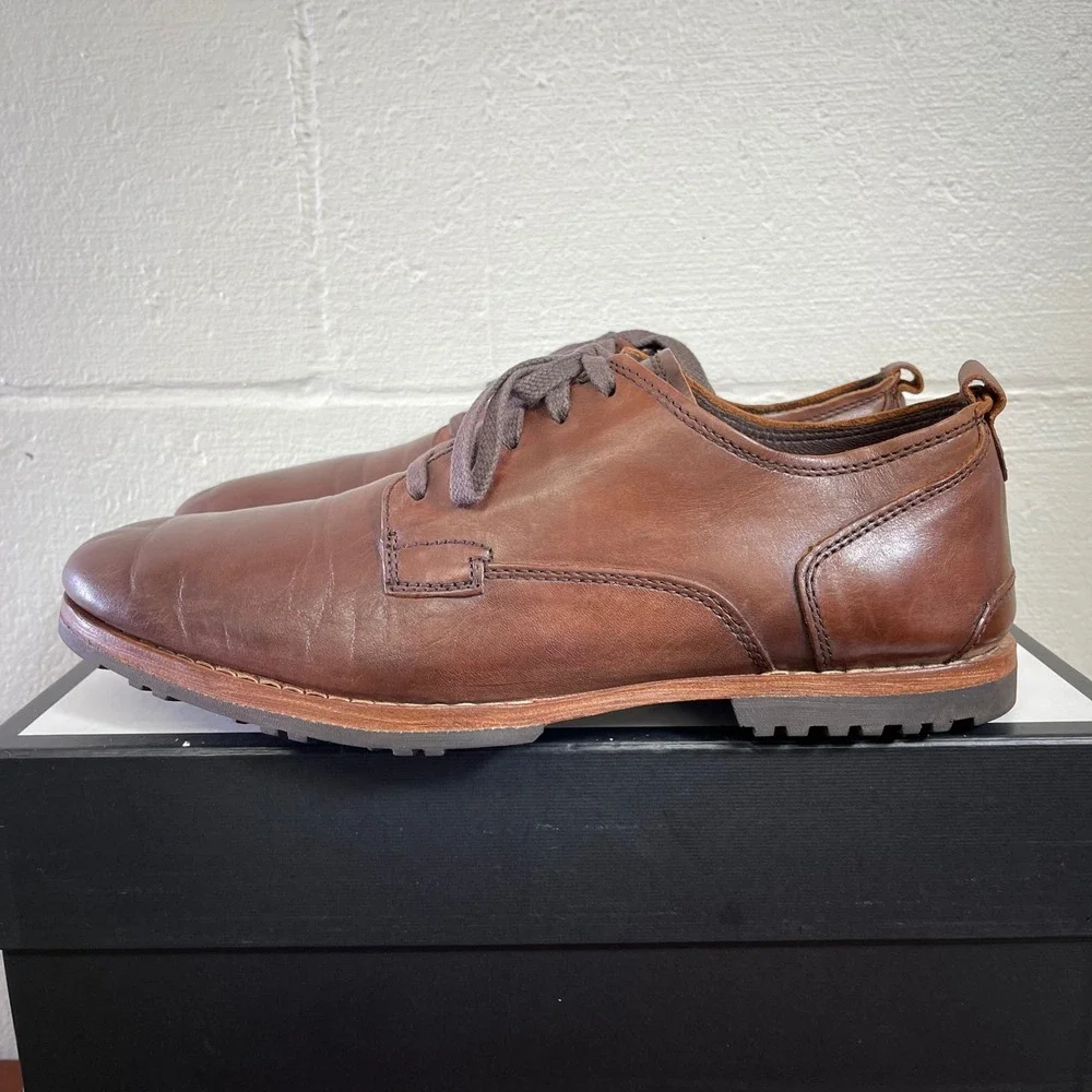 Timberland Boot Company Bardstown A19V9 Brown Leather Casual Oxford Men's 11 US